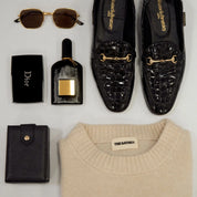 Medium Travel Jewellery Box - Black