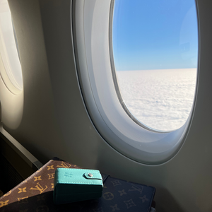 Mini Travel Jewellery Box - Aqua