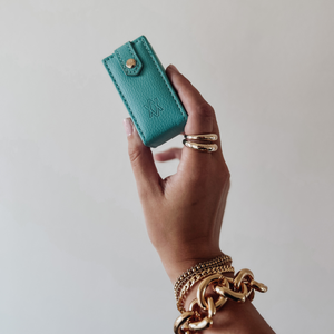 Mini Travel Jewellery Box - Aqua