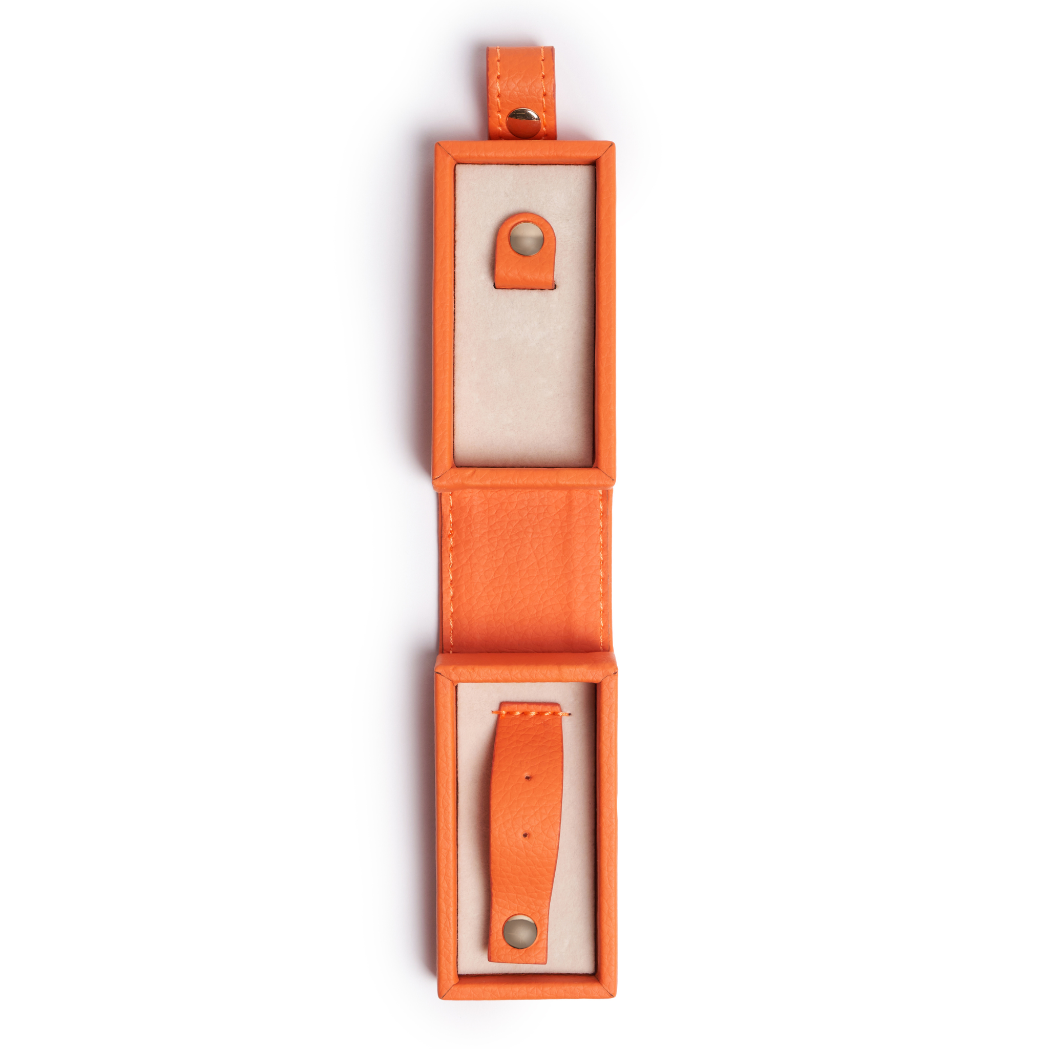 Mini Travel Jewellery Box - Orange