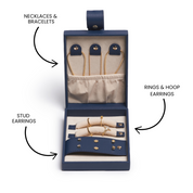 Jewellery inside large jewellery box