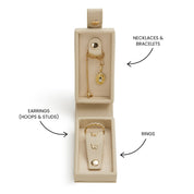 Mini Travel Jewellery Box - Stone