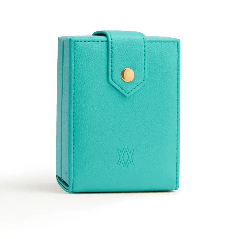 Medium Travel Jewellery Box - Aqua