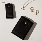 Mini Travel Jewellery Box - Black