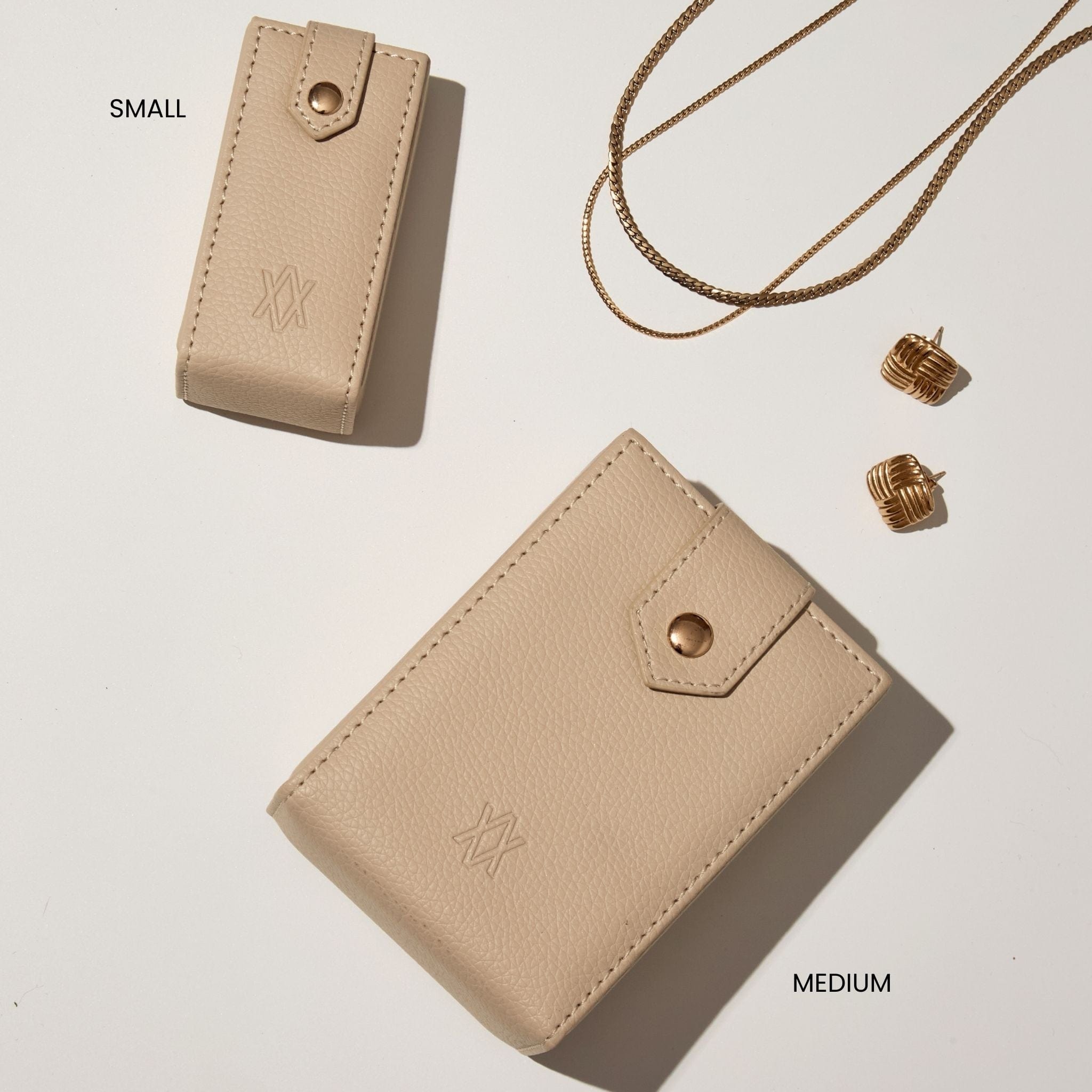 Medium Travel Jewellery Box - Stone